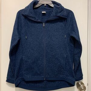 Avia Dark Blue Women’s Full-Zip Jacket (Medium)